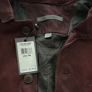 John Varvatos Red Lightweight Jacket blazer